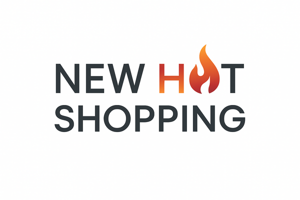 Create a logo which is clean modern and related to my shop called New hot shopping